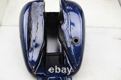 08-17 harley-davidson street glide BLUE OEM GAS TANK FUEL PETROL RESERVOIR