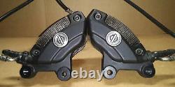 08-21 Oem Harley Touring Electra Street Ultra Brembo 2 Front Brake Calipers Pair