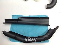 09-16Harley Street Glide Exhaust Header Pipes Heat Shields Ceramic Coat Cerakote