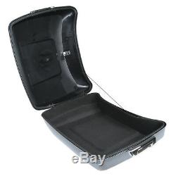 10.7 Chopped Tour Pak Pack Trunk Backrest For Harley Touring Street Glide 14-20