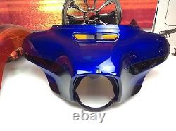 14-20 OEM Harley 2017 CVO Street Glide Front Outer Bat Wing Fairing