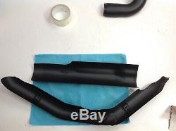 17-20Harley Street Glide Exhaust Header Pipe Heat Shield Ceramic Coated CeraKote