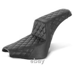 2-Up Gel Seat for Harley Softail Street Bob 18-23 Craftride SP6B