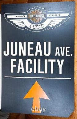2003 Harley Davidson 100th Anniversary street sign