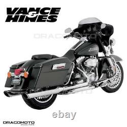 2006 Harley FLHXI 1450 EFI STREET GLIDE 16763 EXHAUST Vance&Hines Twin Slash