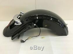 2009-2018 OEM Harley-Davidson Street Glide Touring Rear Fender Vivid Black