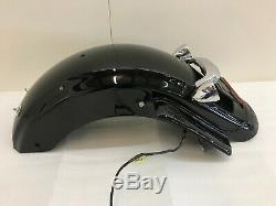 2009-2018 OEM Harley-Davidson Street Glide Touring Rear Fender Vivid Black