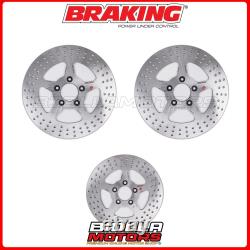 2012 Harley Davidson Flhx Street Glide 1584 Braking Disc Kit Front