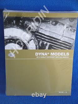 2012 Harley Davidson fxd dyna service manual street bob low rider super glide