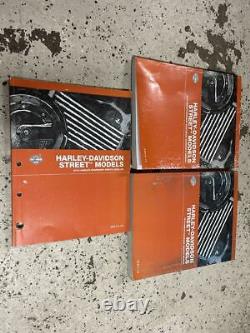 2016 Harley Davidson Street Models Service Shop Manual Set W Parts & Electrical