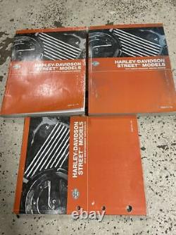 2016 Harley Davidson Street Models Service Shop Manual Set W Parts & Electrical