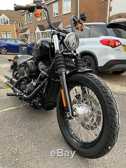 2019 Harley Davidson Softail Street Bob Fxbb 107 1745cc Fsh Vance Hines Prestine
