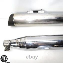 2020 Harley Street Glide Aftermarket Dual Slip On Exhaust Pipe Muffler 4 Hd57