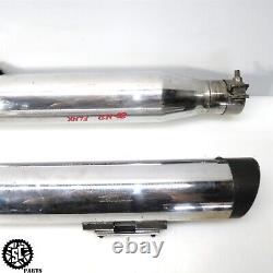 2020 Harley Street Glide Aftermarket Dual Slip On Exhaust Pipe Muffler 4 Hd57