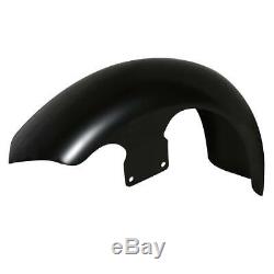 21 26 Wheel Wrap Unpainted Black Front Fender For Harley Touring Street Glide