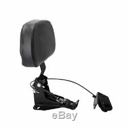 Adjustable Rider Backrest For Harley Touring Road King Street Glide FLTRX 09-19