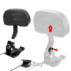 Adjustable Rider Backrest For Harley Touring Road King Street Glide FLTRX 09-19