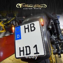 All in One Motorrad Kennzeichenhalter komplett LED Harley Davidson Street Glide