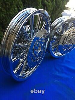 Available Now Harley Street Bob CHROME Mag Dyna Rims These HARLEY wheels