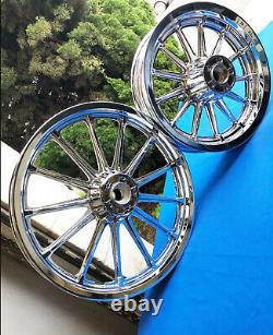 Available Now Harley Street Bob CHROME Mag Dyna Rims These HARLEY wheels