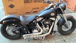 Bassani Pro-Street Chrome Turn Out Ends Full Exhaust System Pipes Harley Softail