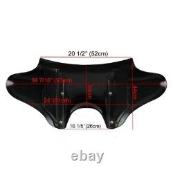 Batwing Fairing for Harley CVO Pro Street Breakout black matt