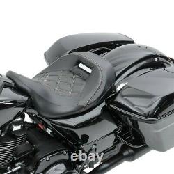 Bench Set for Harley CVO Street Glide 14-19 sissybar and luggage carrier S-AB6
