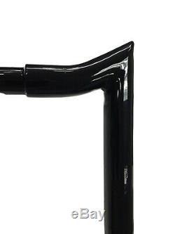 Black 10 Rise Handlebar Monkey Baggers Bar For Harley Electra & Street Glide