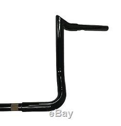 Black 10 Rise Handlebar Monkey Baggers Bar For Harley Electra & Street Glide