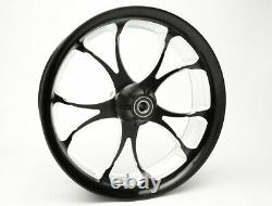 Black Fat Front 18X5.5 Billet USA Wheel Harley-Davidson 2014-22 Street Glide