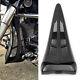 Black Stretched Tall Chin Spoiler Scoop Fit for Harley Street Road Glide 2014-22