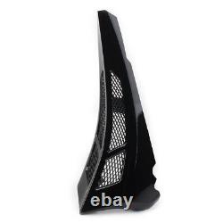 Black Stretched Tall Chin Spoiler Scoop Fit for Harley Street Road Glide 2014-22