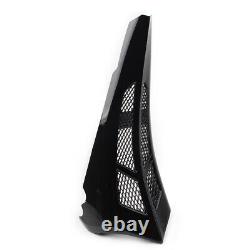 Black Stretched Tall Chin Spoiler Scoop Fit for Harley Street Road Glide 2014-22