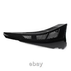 Black Stretched Tall Chin Spoiler Scoop Fit for Harley Street Road Glide 2014-22