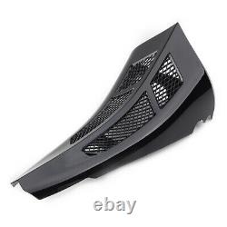 Black Stretched Tall Chin Spoiler Scoop Fit for Harley Street Road Glide 2014-22