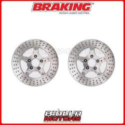 Braking Harley Davidson Flhxse Cvo Street Glide 1800 Front Brake Disc Kit