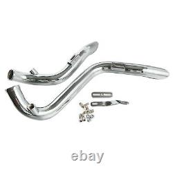 Chrome 1.75 Drag Pipes Exhaust for Harley-Davidson FXDB Street Bob 13-13