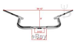 Chrome Ape Hangers Bars 1-1/4 16 Handlebars Harley Touring Dresser Bagger Fl