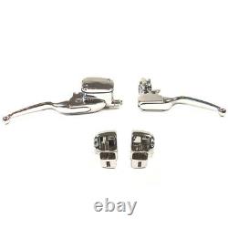 Chrome Handlebar Control Pkg 1996-2007 Harley Electra & Street Glide No Cruise