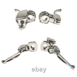 Chrome Handlebar Control Pkg 1996-2007 Harley Electra & Street Glide No Cruise