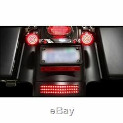 Custom Dynamics Rear Fender Red LED Tri Bar Light Harley Street Road Glide 14-19