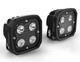 Denali D4 TriOptic LED Light Kit Black Harley Davidson Street 750 2015 2018