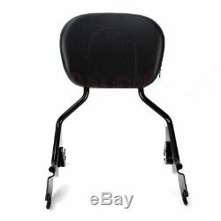 Detachable Backrest Sissy Bar Luggage Rack Fit For Harley Street Glide 2014-2020