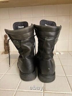 Distressed Harley Davidson USA Military Motorcycle Lace Up Boots 10 M