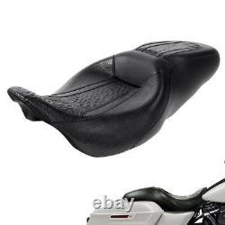 Driver Passenger Seat Fit For Harley Touring CVO Electra Street Glide 2009-2021
