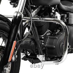 Engine Guard for Harley Davidson Dyna Street Bob 06-17 Craftride DN1 chrome