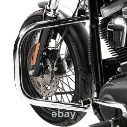 Engine Guard for Harley Davidson Dyna Street Bob 06-17 Craftride DN1 chrome