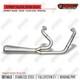 Exhaust Custom Pipes 2-1 Fit Harley Davidson Street Glide 2006-2016 Full System