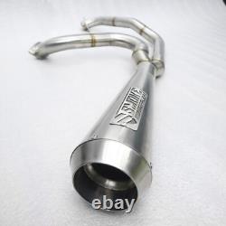 Exhaust Custom Pipes 2-1 Fit Harley Davidson Street Glide 2006-2016 Full System