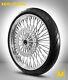 FAT SPOKE WHEEL 21X3.5 52 SPOKES FOR HARLEY DYNA STREET BOB With ROTOR With TIRE
